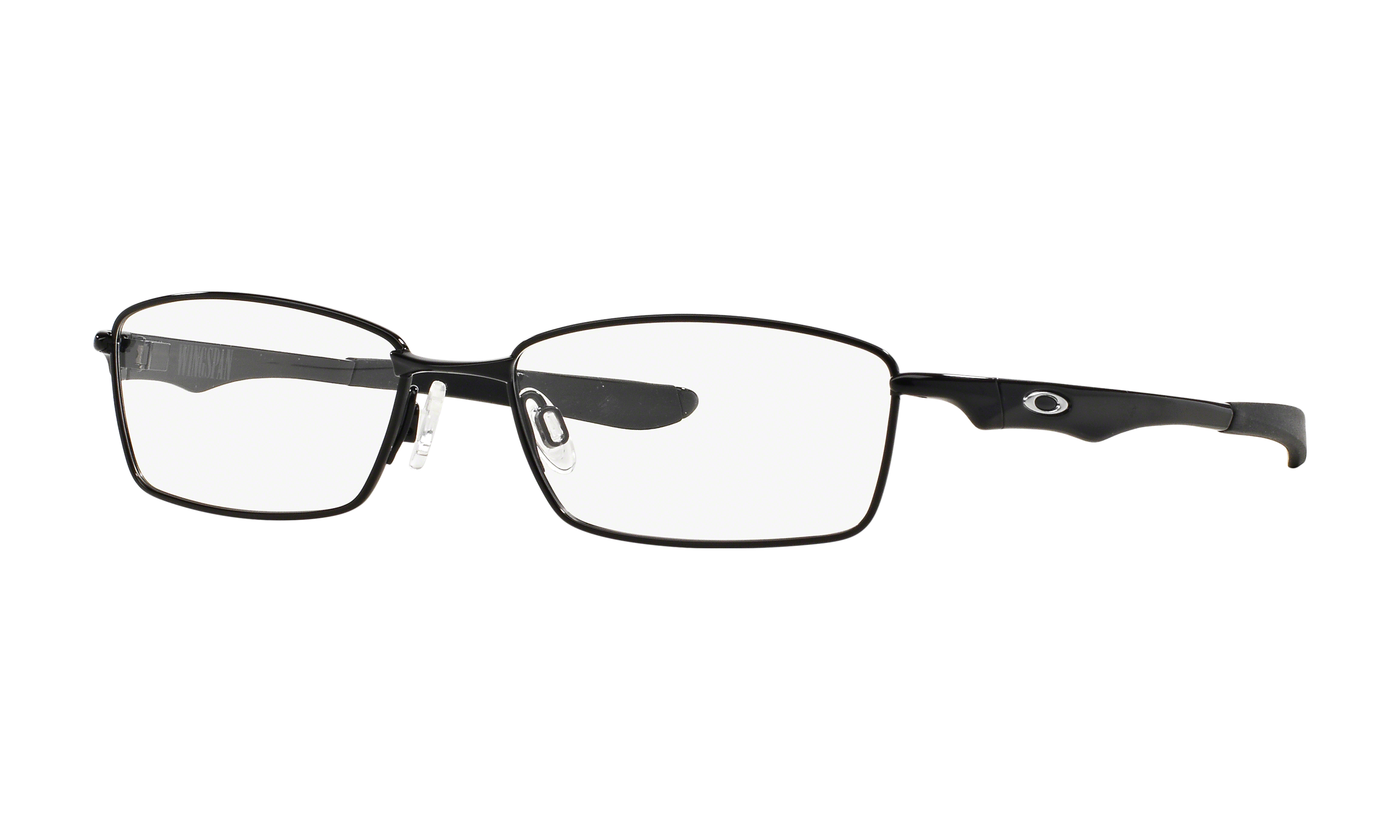 Wingspan Polished Black Eyeglasses 