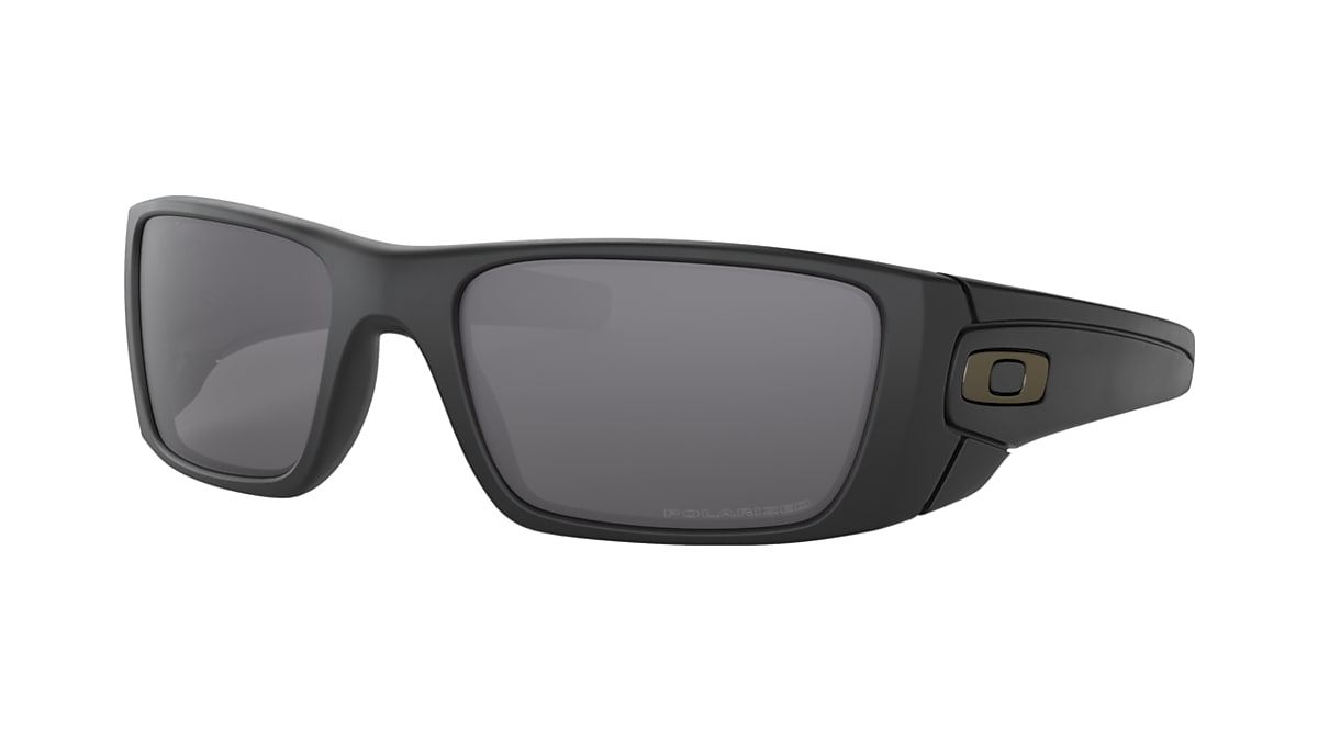 Fuel Cell Grey Polarized Lenses, Matte Black Frame Sunglasses | Oakley® US