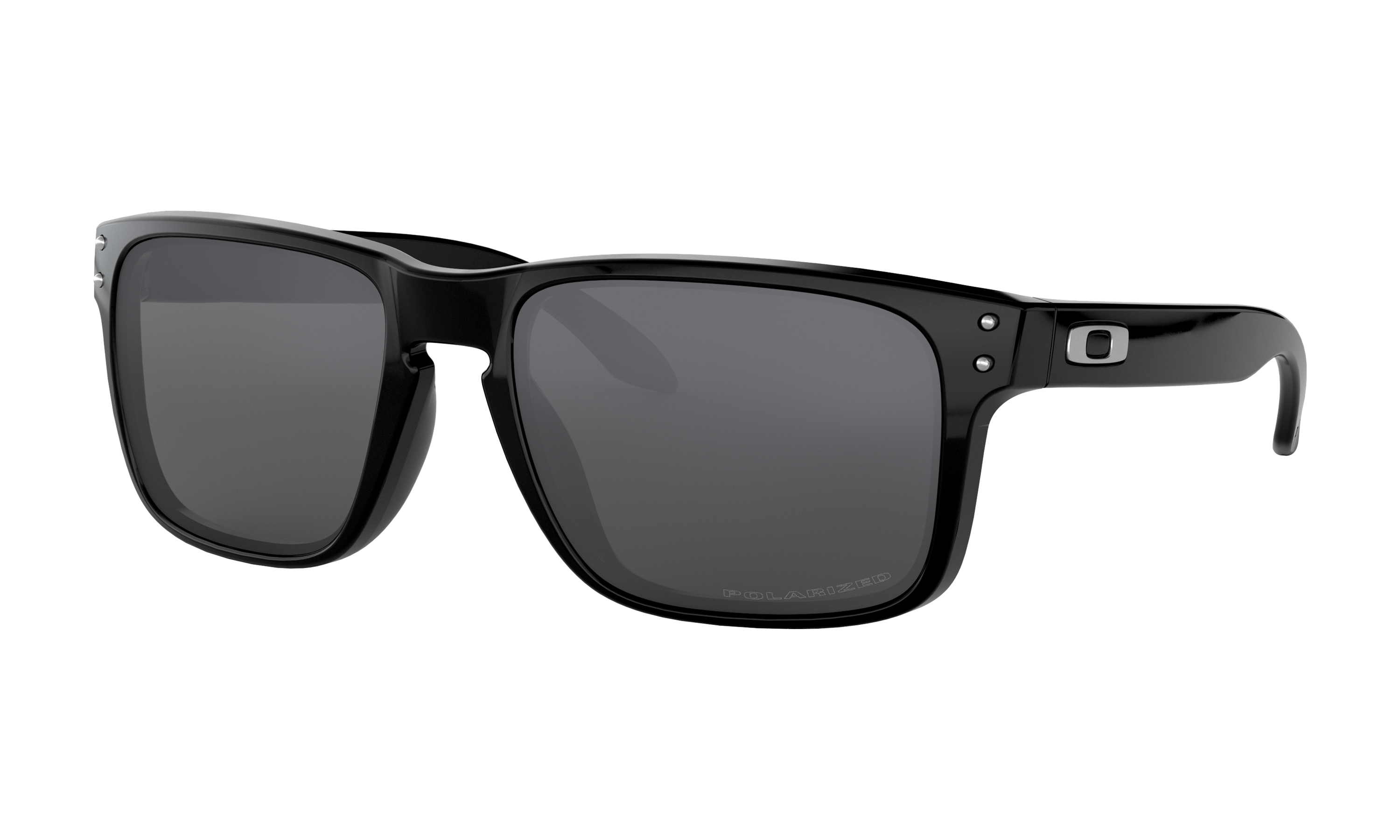 Holbrook™ Grey Polarized Lenses Polished Black Frame Sunglasses Oakley® Gb 2756