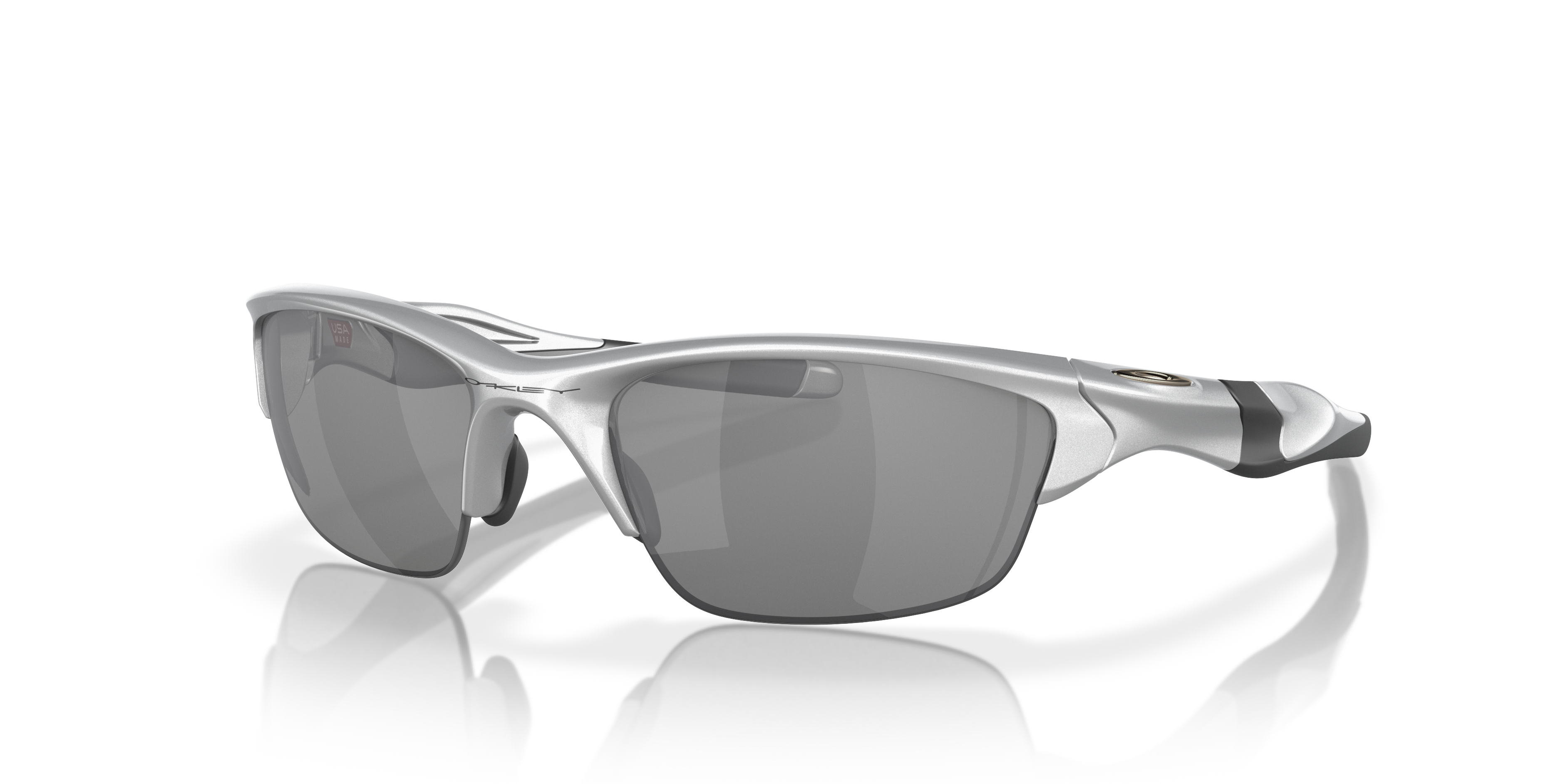 Shop Oakley Half Jacket® 2.0 (low Bridge Fit) Sunglasses In Silver