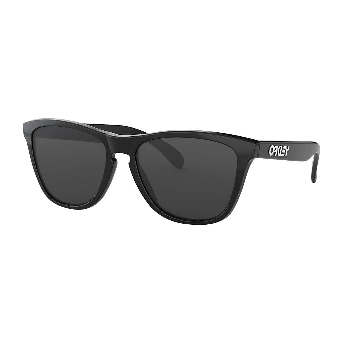 Frogskins™ Grey Lenses, Polished Black Sunglasses | Oakley®