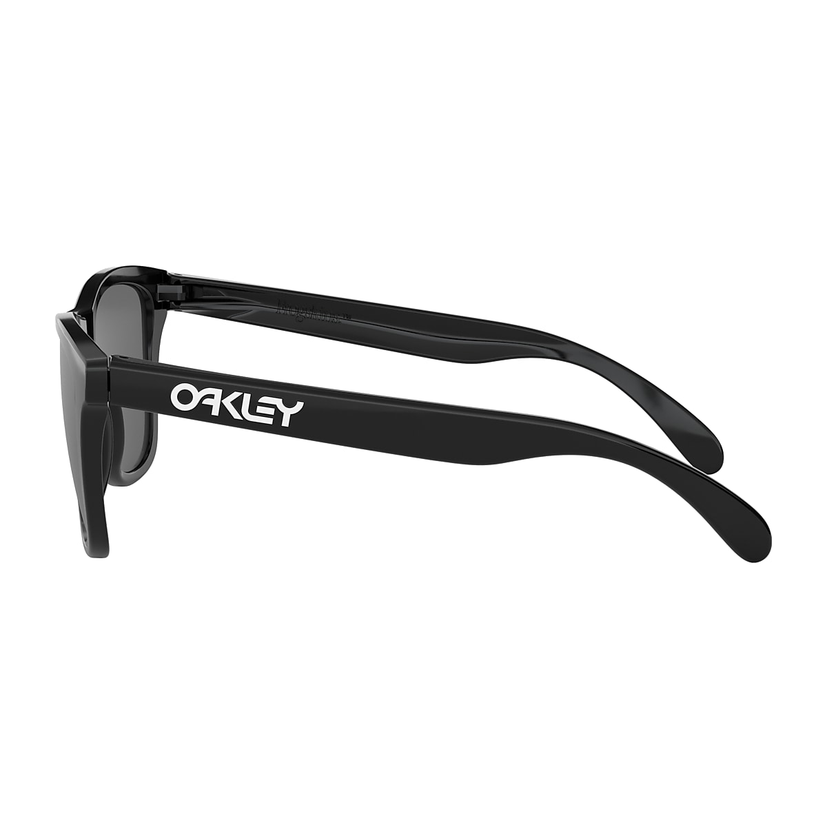 Frogskins™ Prizm Sapphire Polarized Lenses, Crystal Black Frame Sunglasses  | Oakley® CA