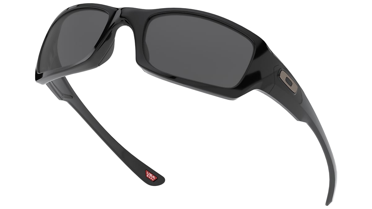 Fives Squared® Grey Lenses, Polished Black Frame Sunglasses | Oakley® US