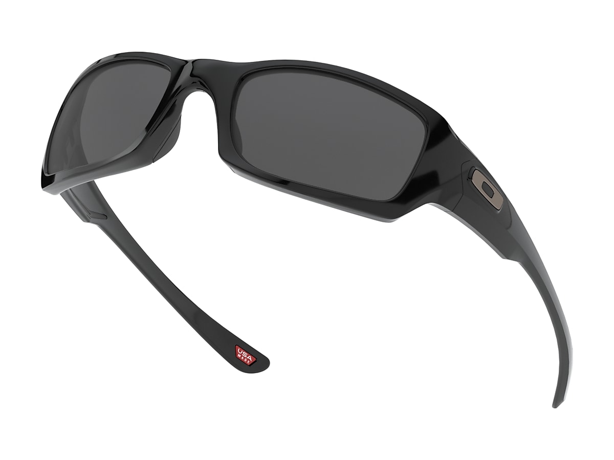 Fives Squared® Grey Lenses, Polished Black Frame Sunglasses | Oakley® GB
