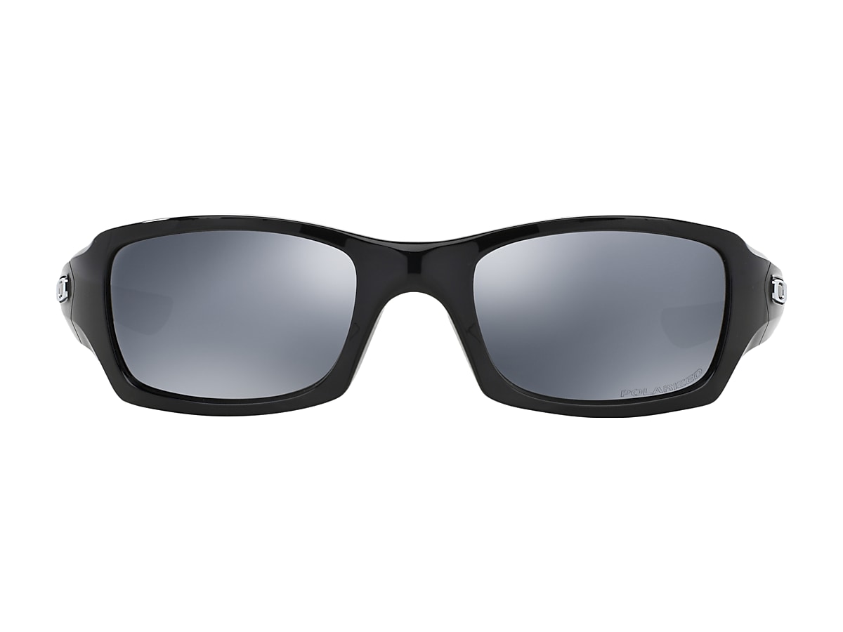 Fives Squared® Black Iridium Polarized Lenses, Polished Black Frame  Sunglasses | Oakley® US