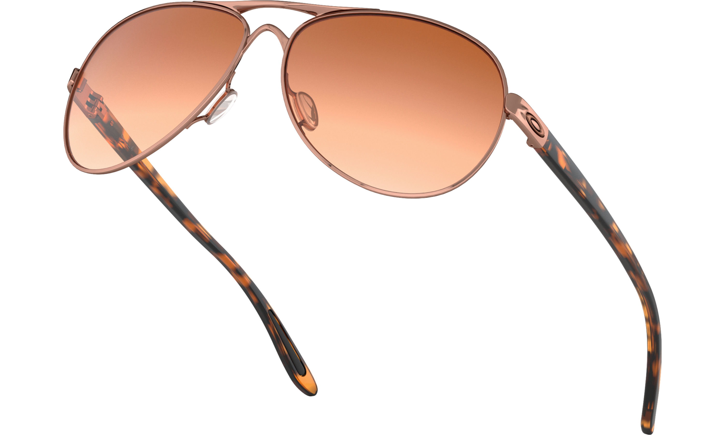oakley rose gold aviator sunglasses
