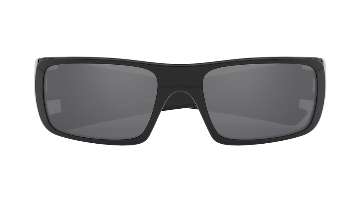 Crankshaft™ Black Iridium Polarized Lenses, Matte Black Frame Sunglasses |  Oakley® US