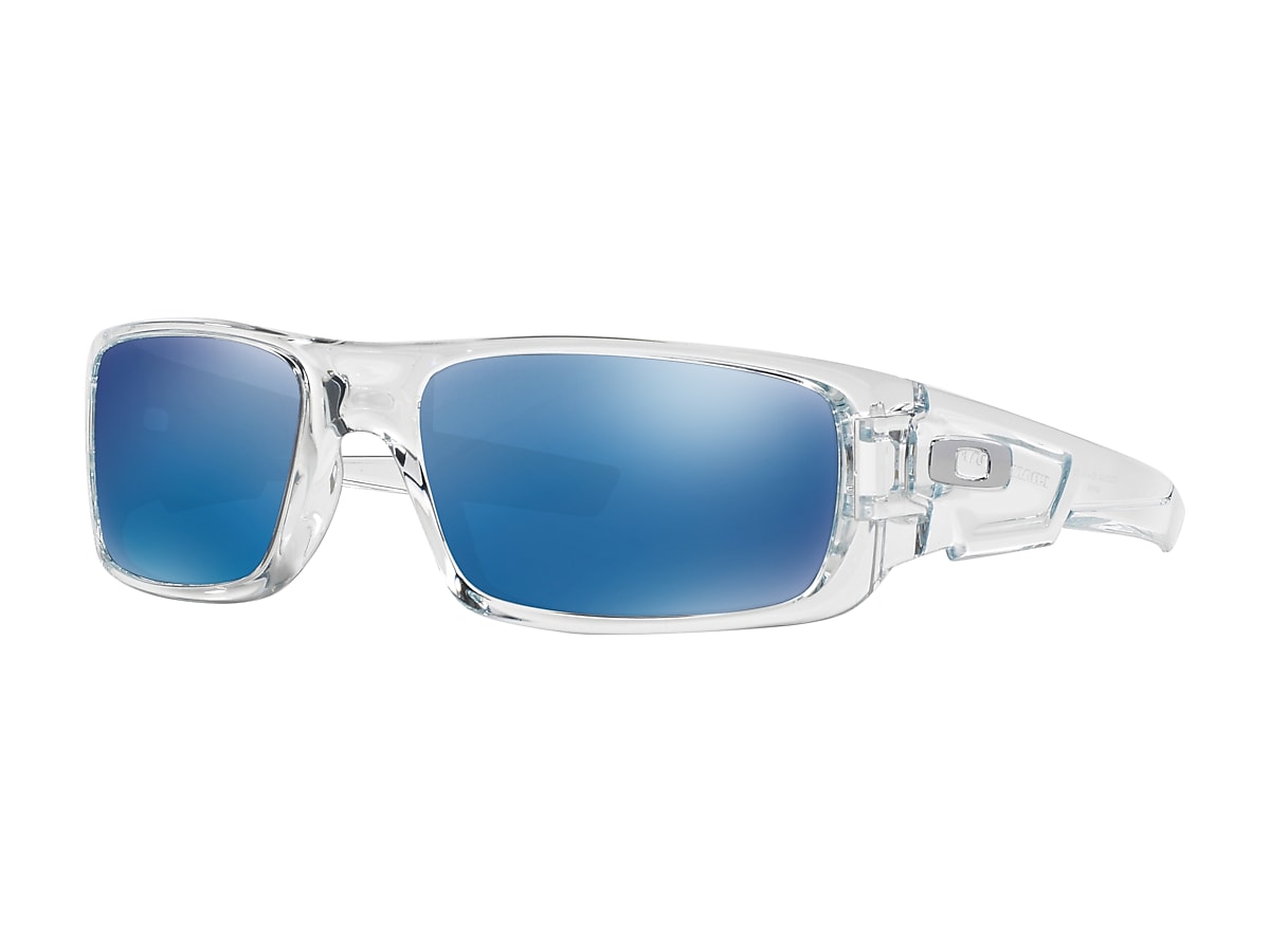 Crankshaft™ Ice Iridium Lenses, Polished Clear Frame Sunglasses | Oakley® SE