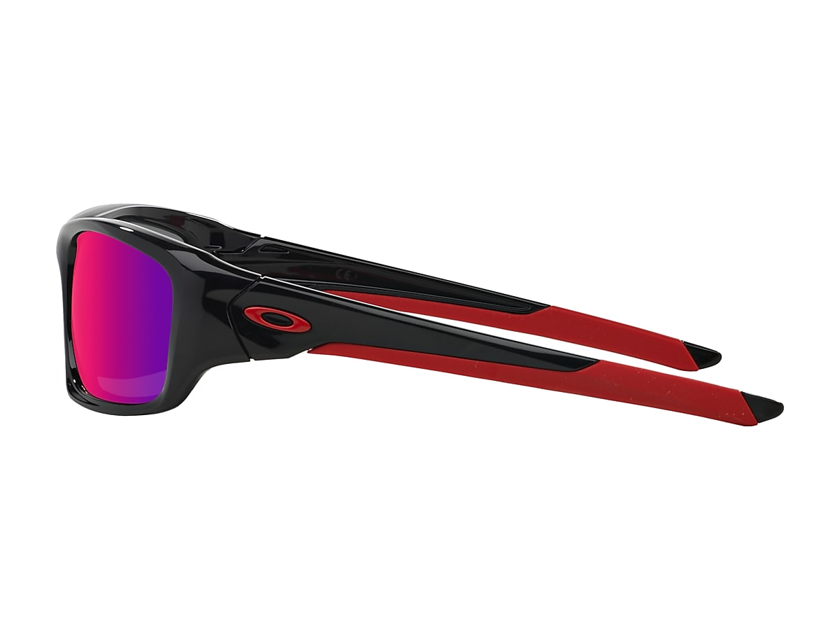 lancering hovedlandet labyrint Valve® Positive Red Iridium Lenses, Polished Black Frame Sunglasses | Oakley®  US