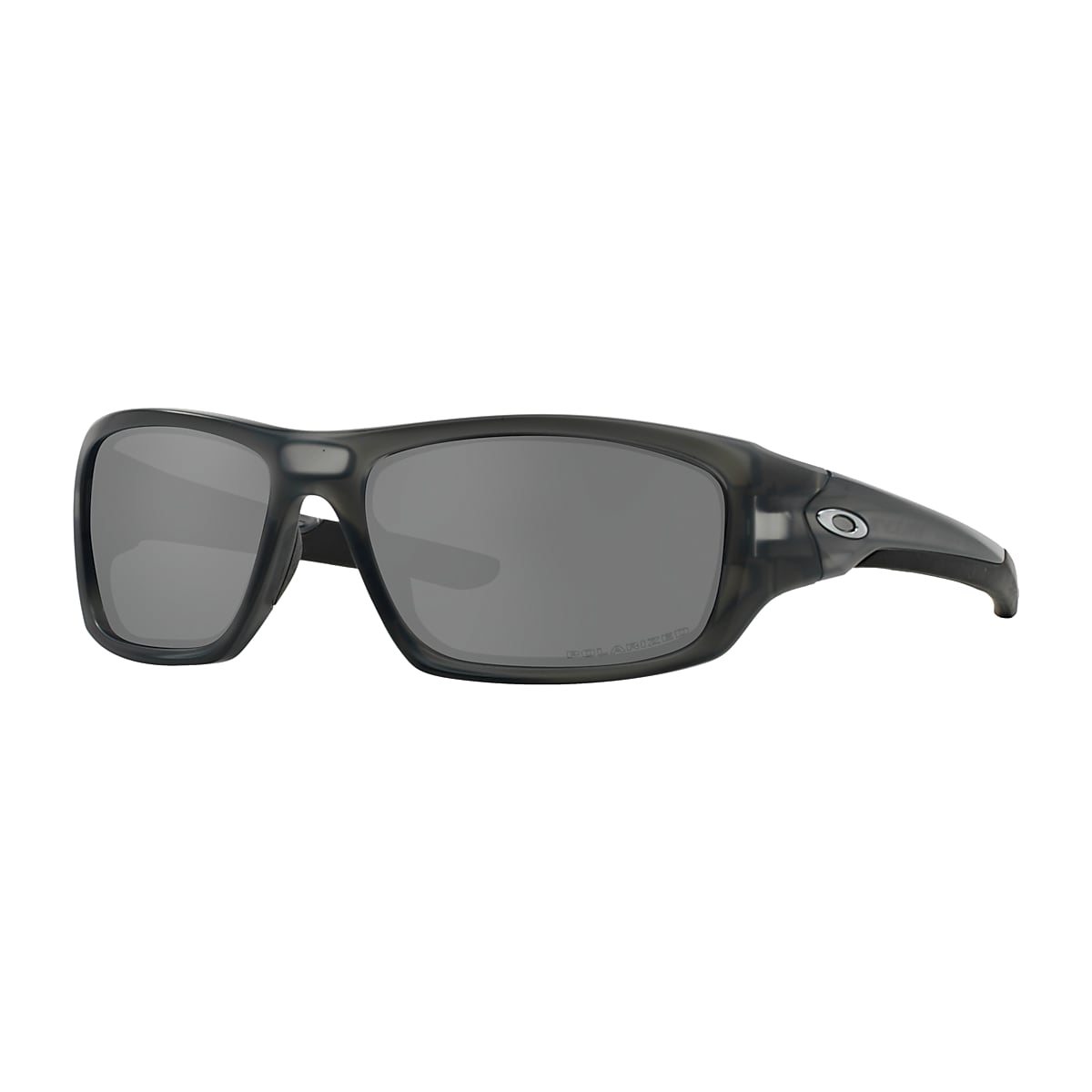Valve® Black Iridium Polarized Lenses, Matte Grey Smoke Frame Sunglasses |  Oakley® US