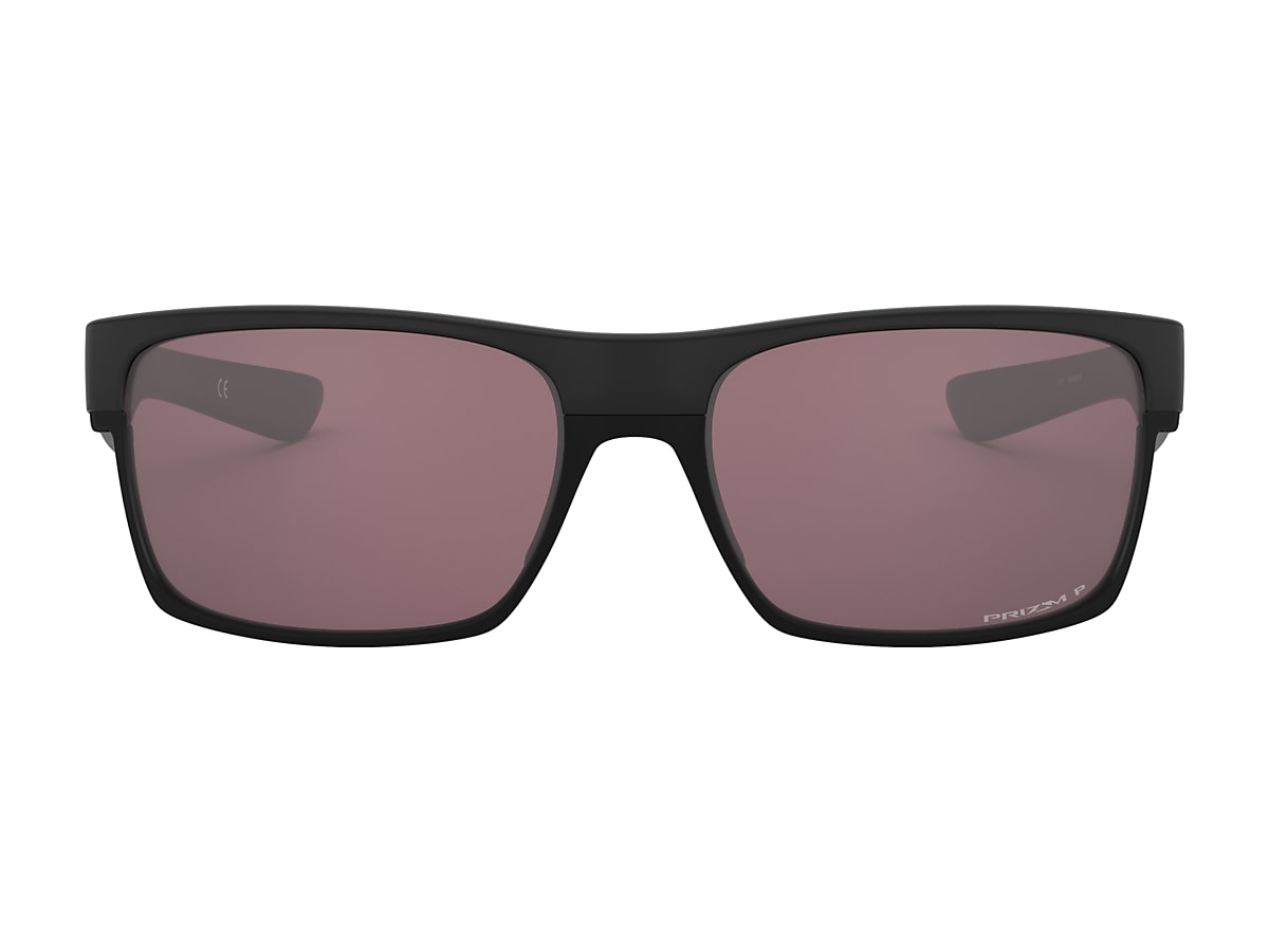 TwoFace™ Prizm Daily Polarized Lenses, Matte Black Frame Sunglasses | Oakley®  BE