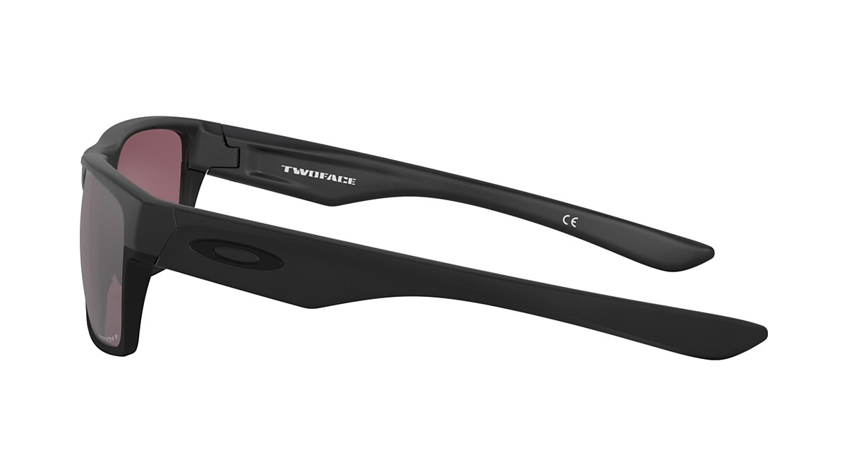 TwoFace™ Chrome Iridium Lenses, Matte Black Frame Sunglasses | Oakley® SE