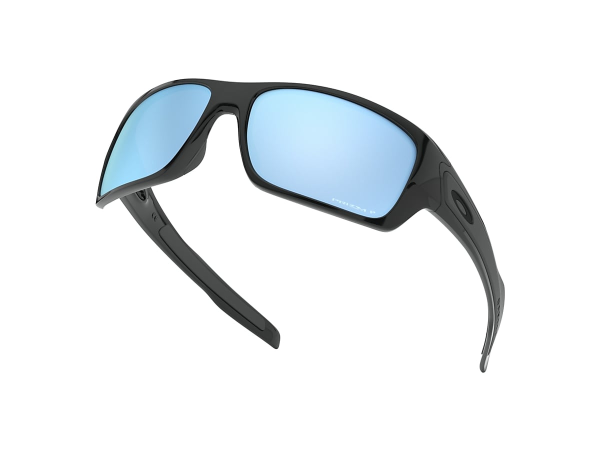 Turbine Prizm Black Polarized Lenses, Polished Frame Sunglasses | Oakley® DK