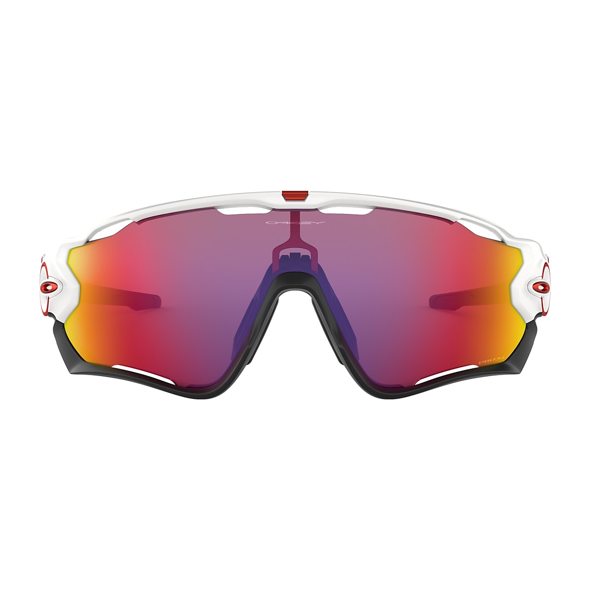 Jawbreaker™ Prizm Road Lenses, Polished White Frame Sunglasses