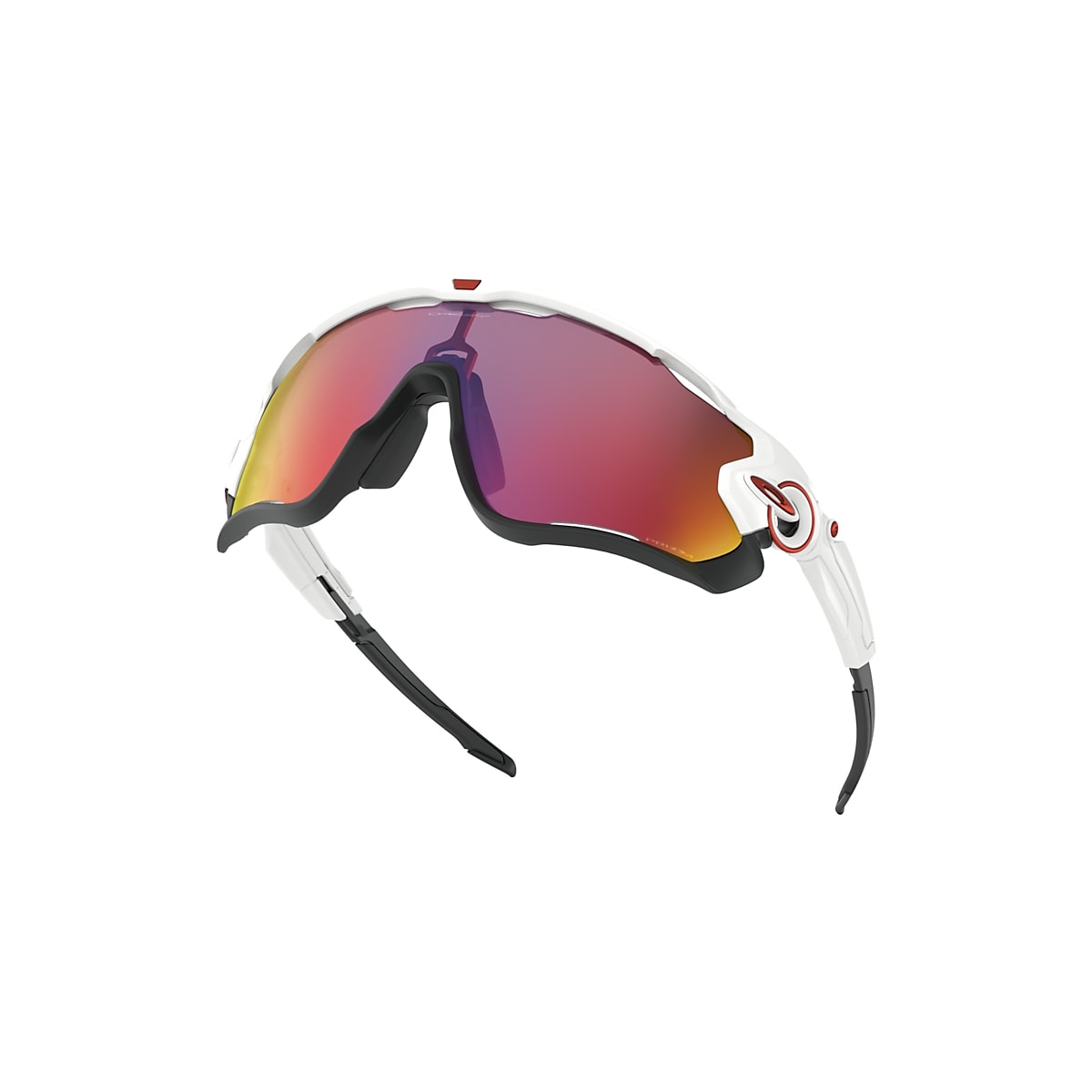 Jawbreaker™ Prizm Road Lenses, Polished White Frame Sunglasses 