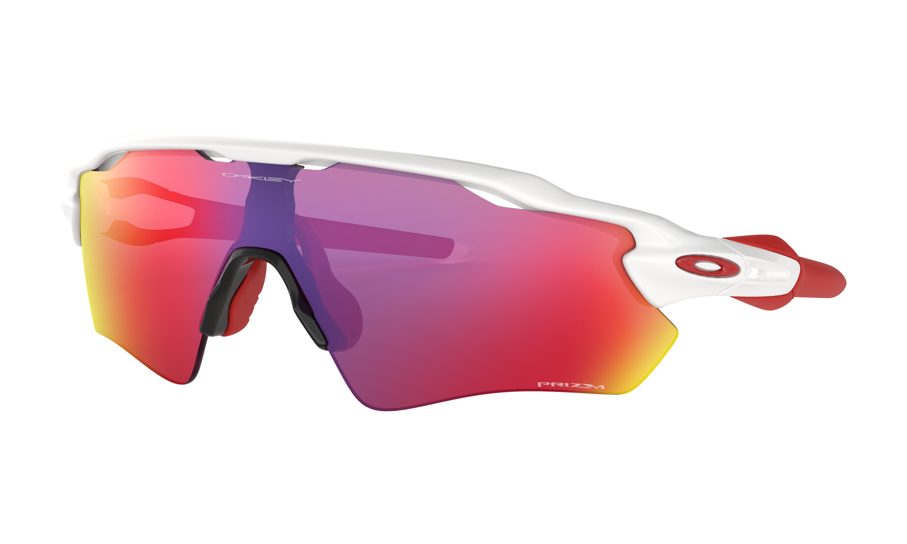 Radar® EV Path® Prizm Road Lenses, Polished White Frame Sunglasses