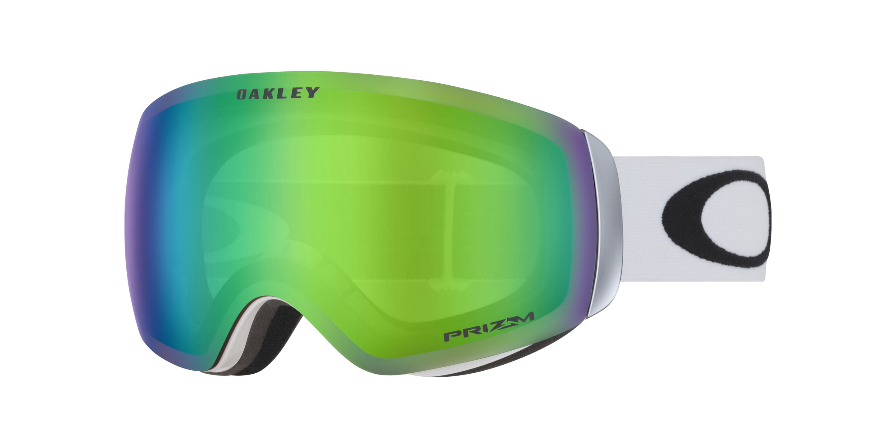 Oakley Flight Deck™ M Snow Goggles - Matte White - Prizm Snow Jade ...