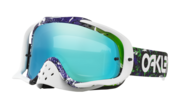 Crowbar® MX Goggles - Factory Splatter Green Purple