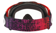 Crowbar® MX Goggles - Distress Tagline Orange Purple