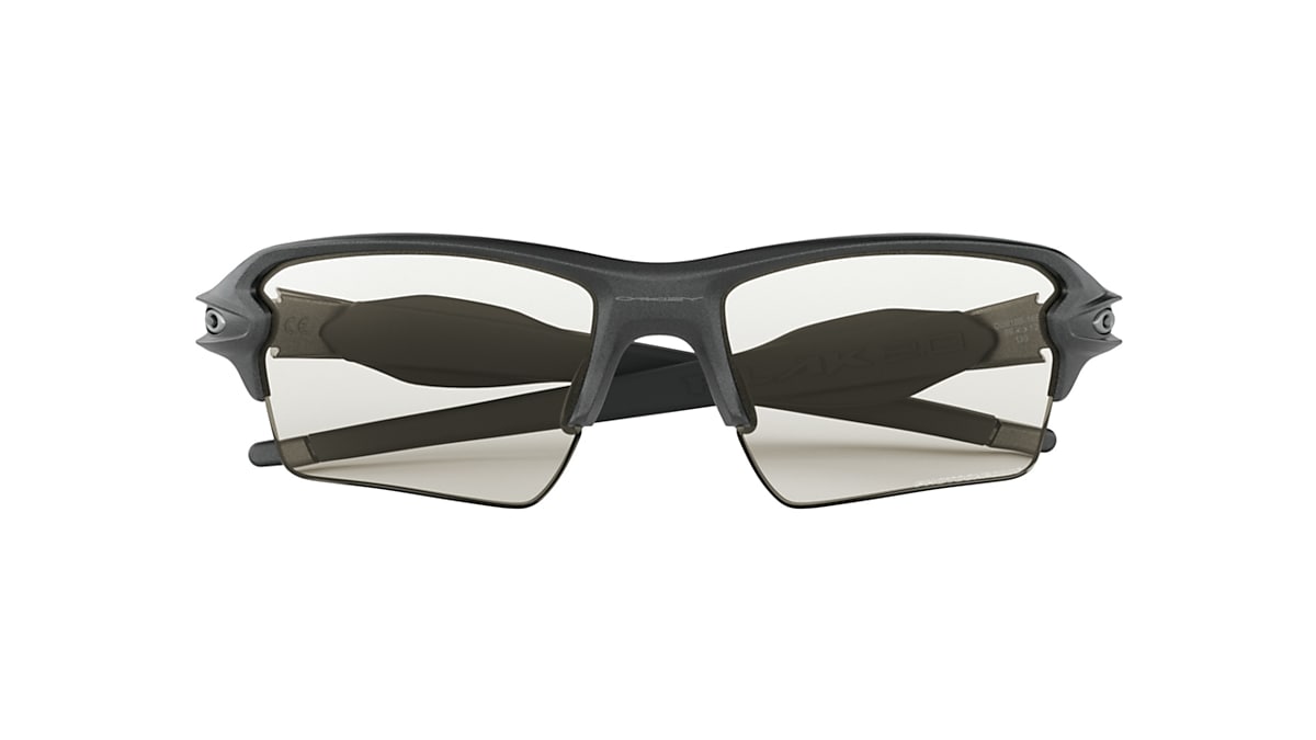Eksisterer assimilation Nat Flak® 2.0 XL Clear to Black Iridium Photochromic Lenses, Steel Frame  Sunglasses | Oakley® EU