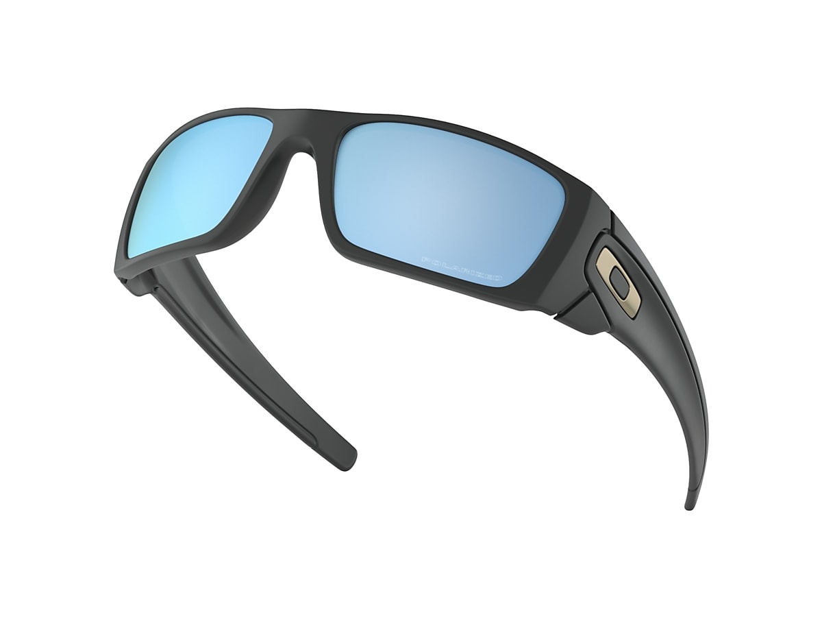 Fuel Cell Prizm Deep Water Polarized Lenses, Matte Black Frame Sunglasses |  Oakley® PT
