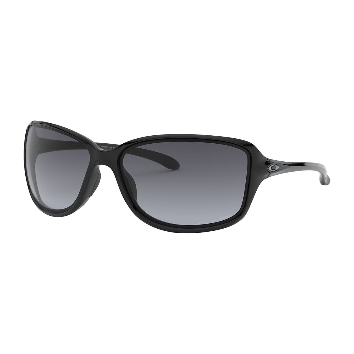 Cohort Grey Gradient Polarized Lenses, Polished Black Frame Sunglasses |  Oakley® PL