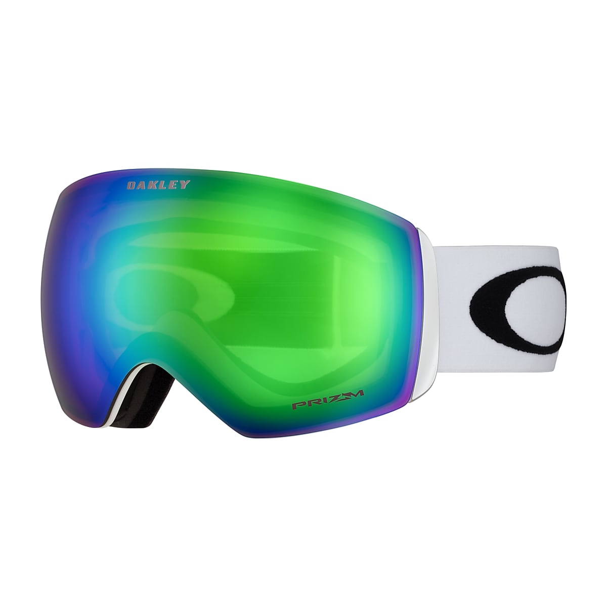 Oakley Flight Deck™ L Snow Goggles - Matte White - Prizm Snow Jade Iridium  - OO7050-36 | Oakley GB Store