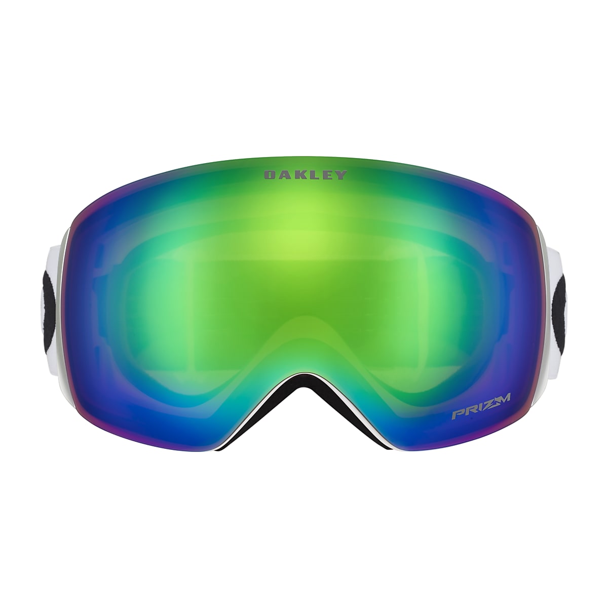 Oakley Flight Deck™ L Snow Goggles - Matte White - Prizm Snow Jade Iridium  - OO7050-36 | Oakley US Store