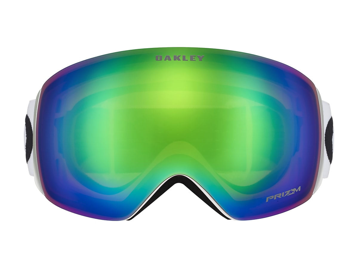 Oakley Flight Deck™ L Snow Goggles - Matte White - Prizm Snow Jade Iridium  - OO7050-36 | Oakley US Store