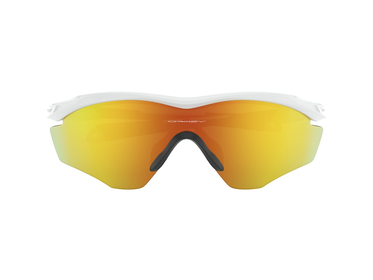 M2 Frame® XL Fire Iridium Lenses, Polished White Frame Sunglasses | Oakley®  GB