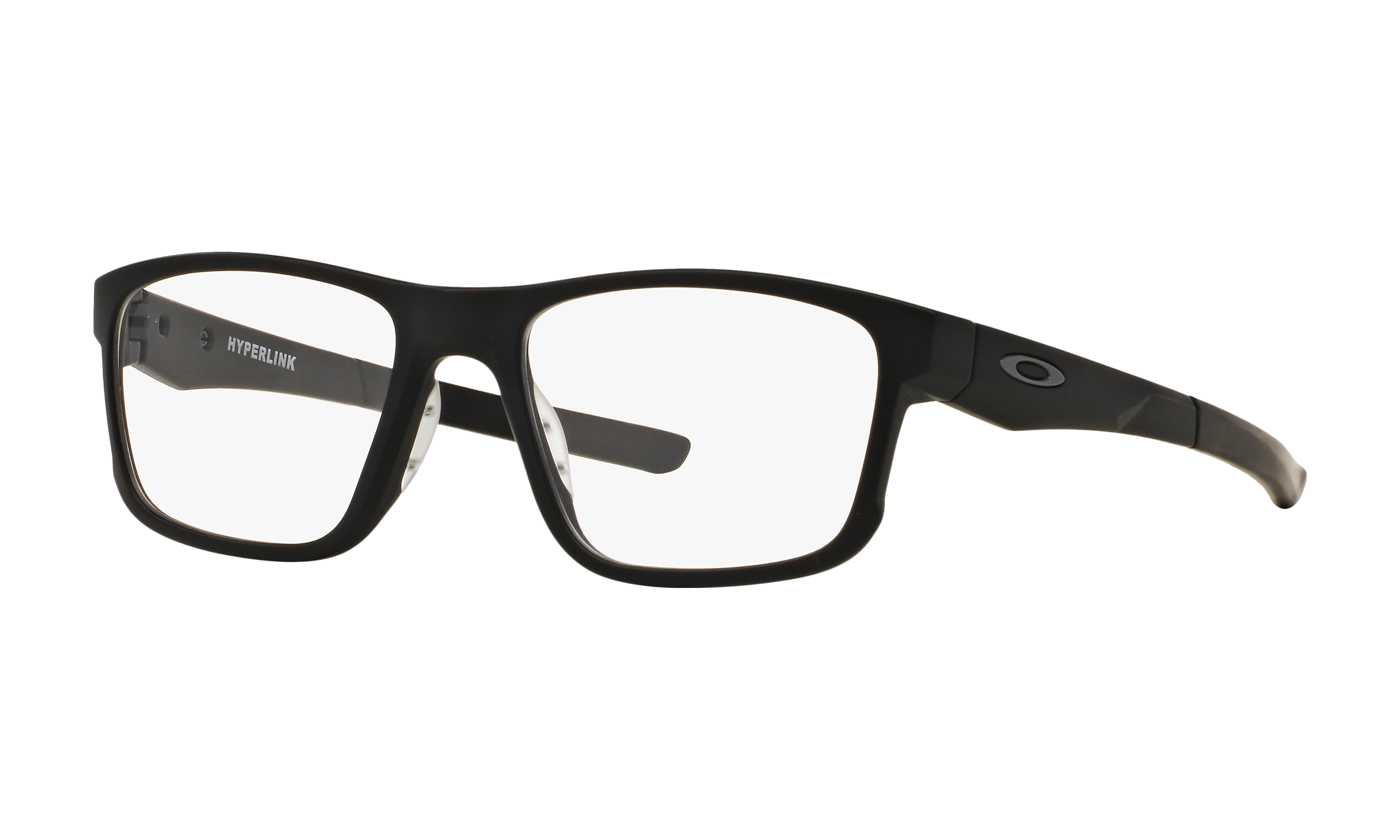 Hyperlink Satin Black Eyeglasses 