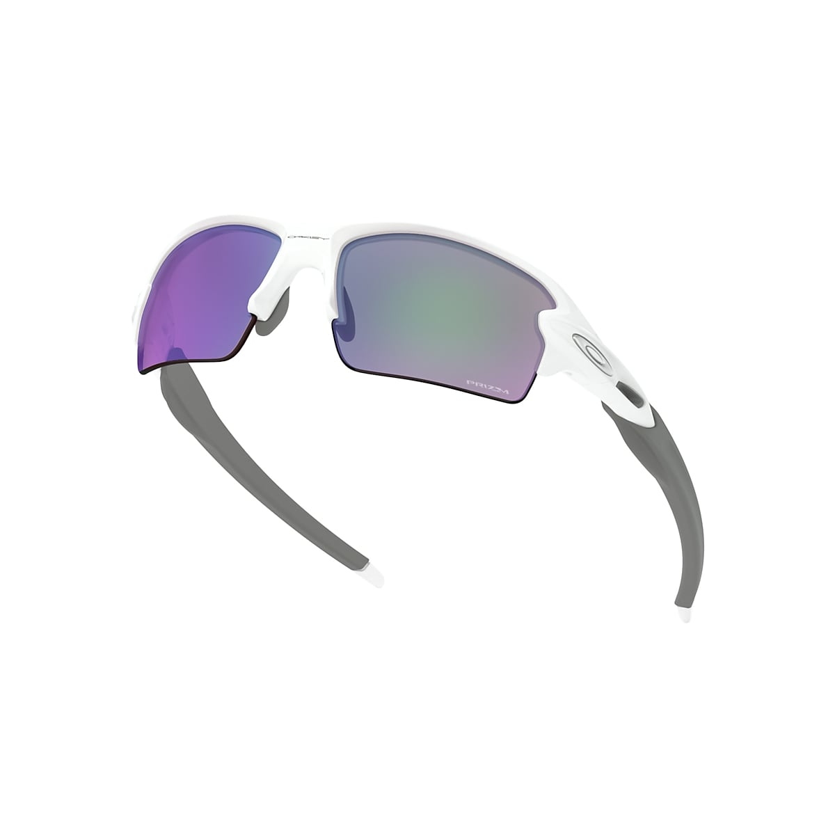 Flak®  (Low Bridge Fit) Prizm Golf Lenses, Polished White Frame  Sunglasses | Oakley® US