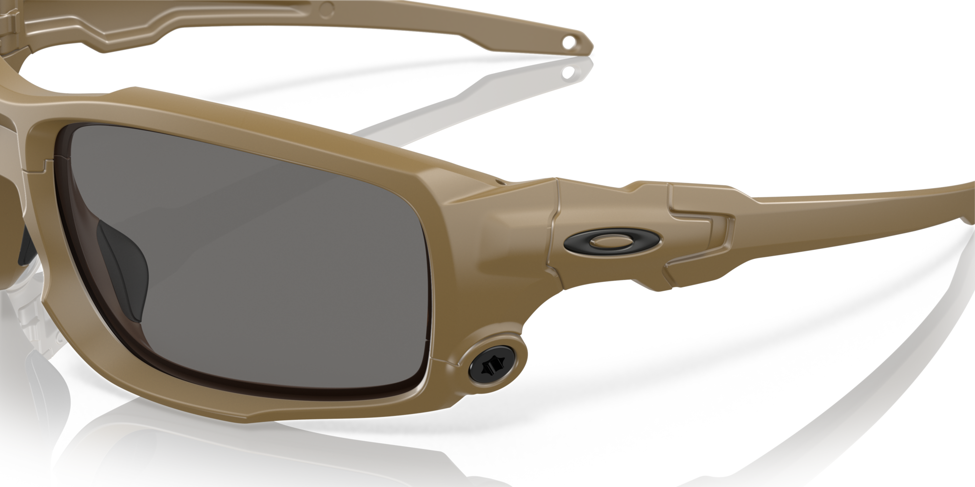 Standard Issue Ballistic Shocktube™ Terrain Tan Sunglasses | Oakley ...