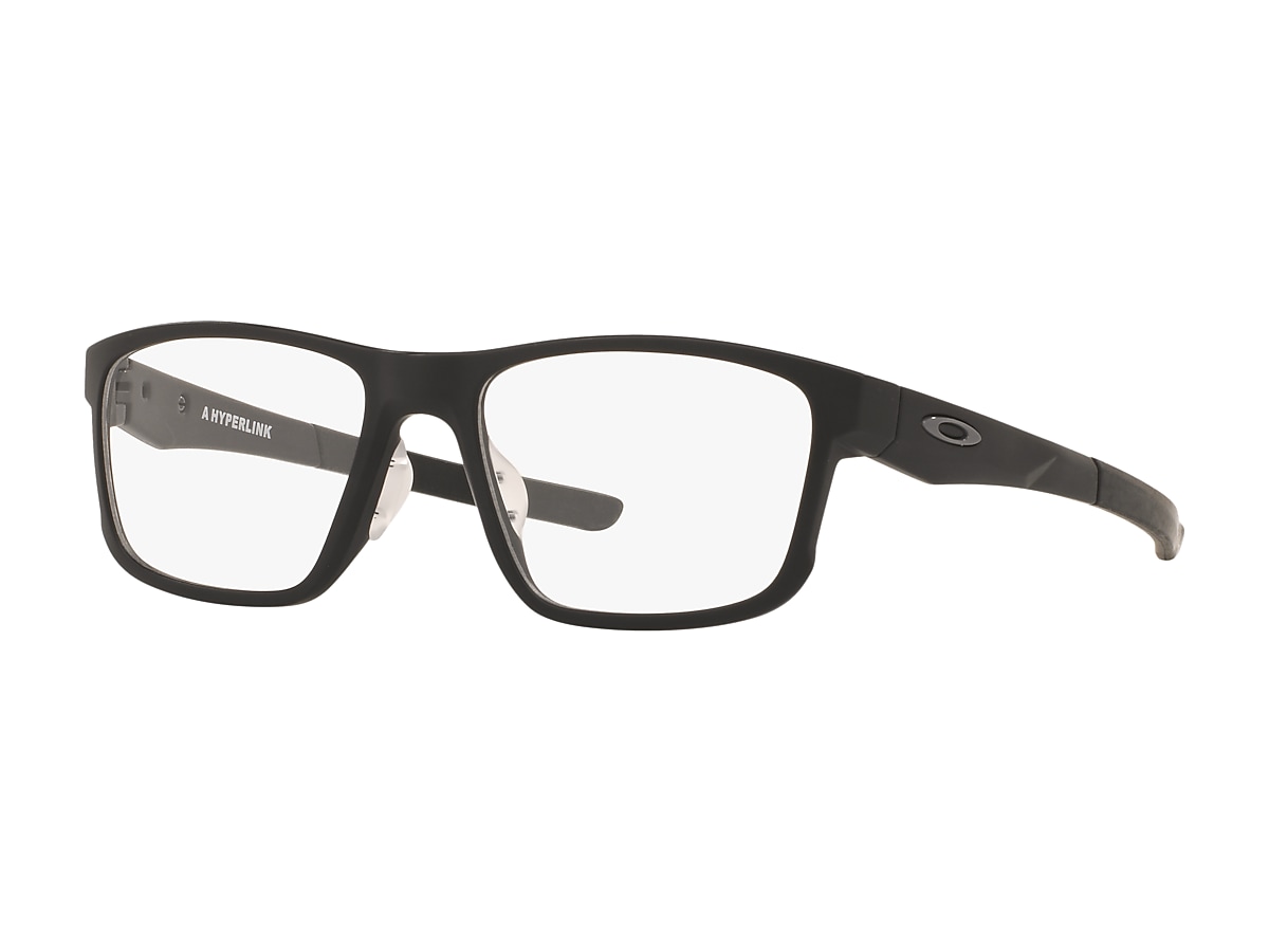 Hyperlink (Low Bridge Fit) Satin Black Eyeglasses | Oakley® CA