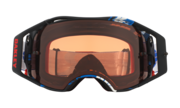 Airbrake® MX Goggles - Blockpass Red White Black / Prizm MX Bronze