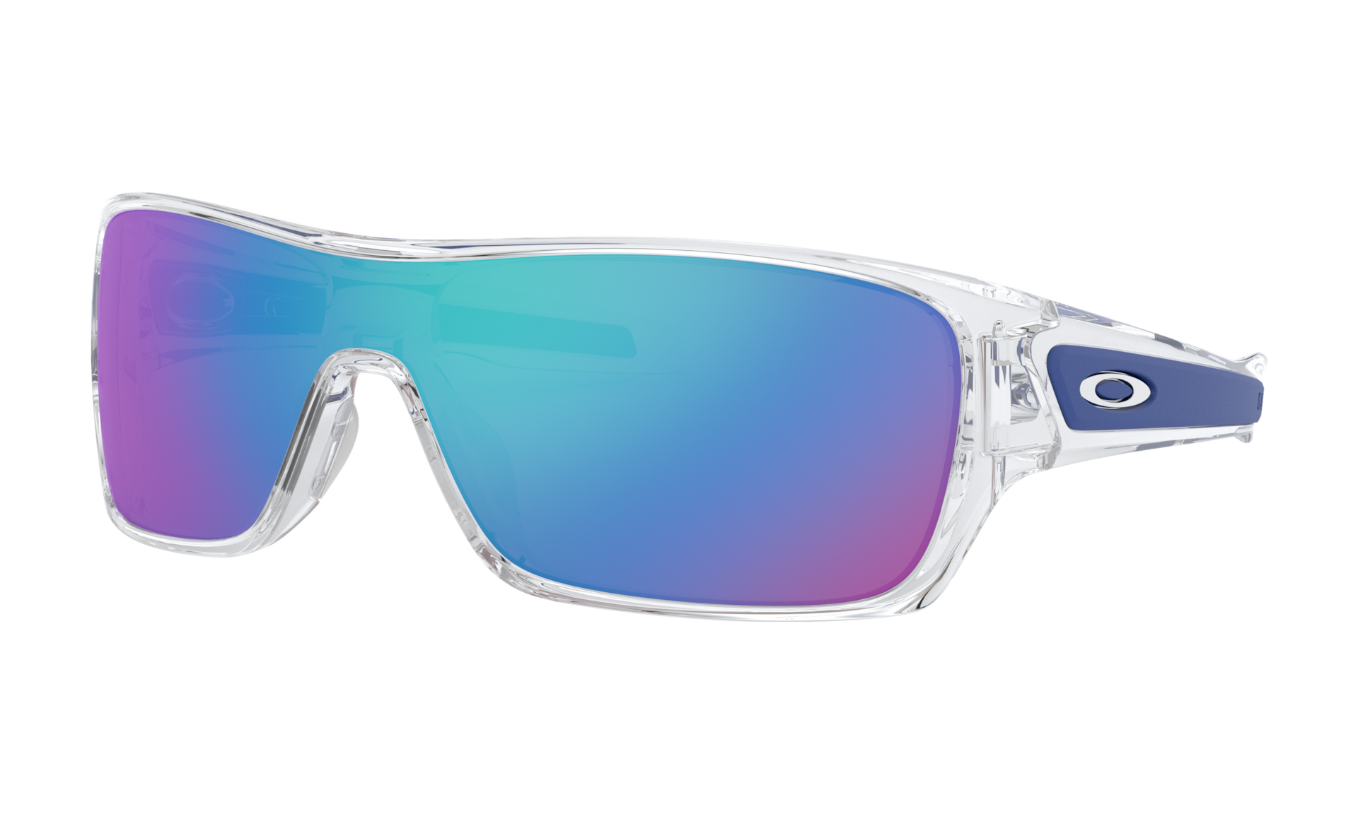 Turbine Rotor Polished Clear Sunglasses 