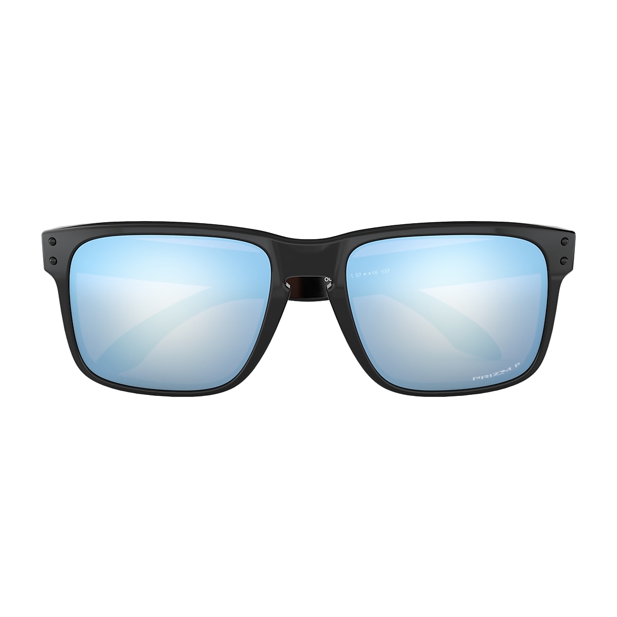 Holbrook™ Prizm Deep Water Polarized Lenses, Polished Black Frame  Sunglasses | Oakley® SE