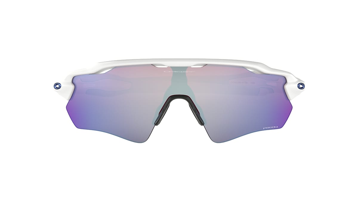 Radar® EV Path® Prizm Snow Sapphire Lenses, Polished White Frame Sunglasses