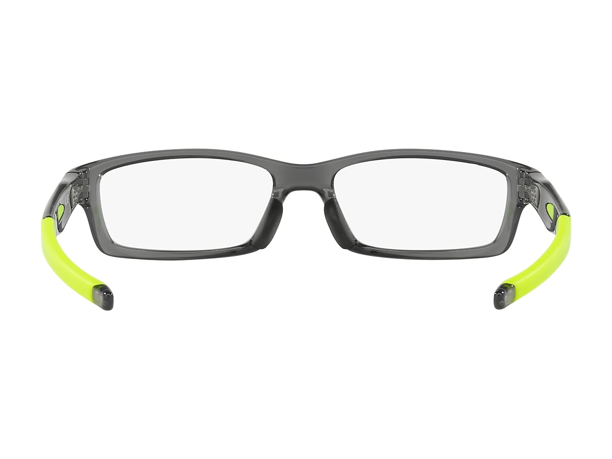 Crosslink® (Low Bridge Fit) Polished Grey Smoke Eyeglasses 