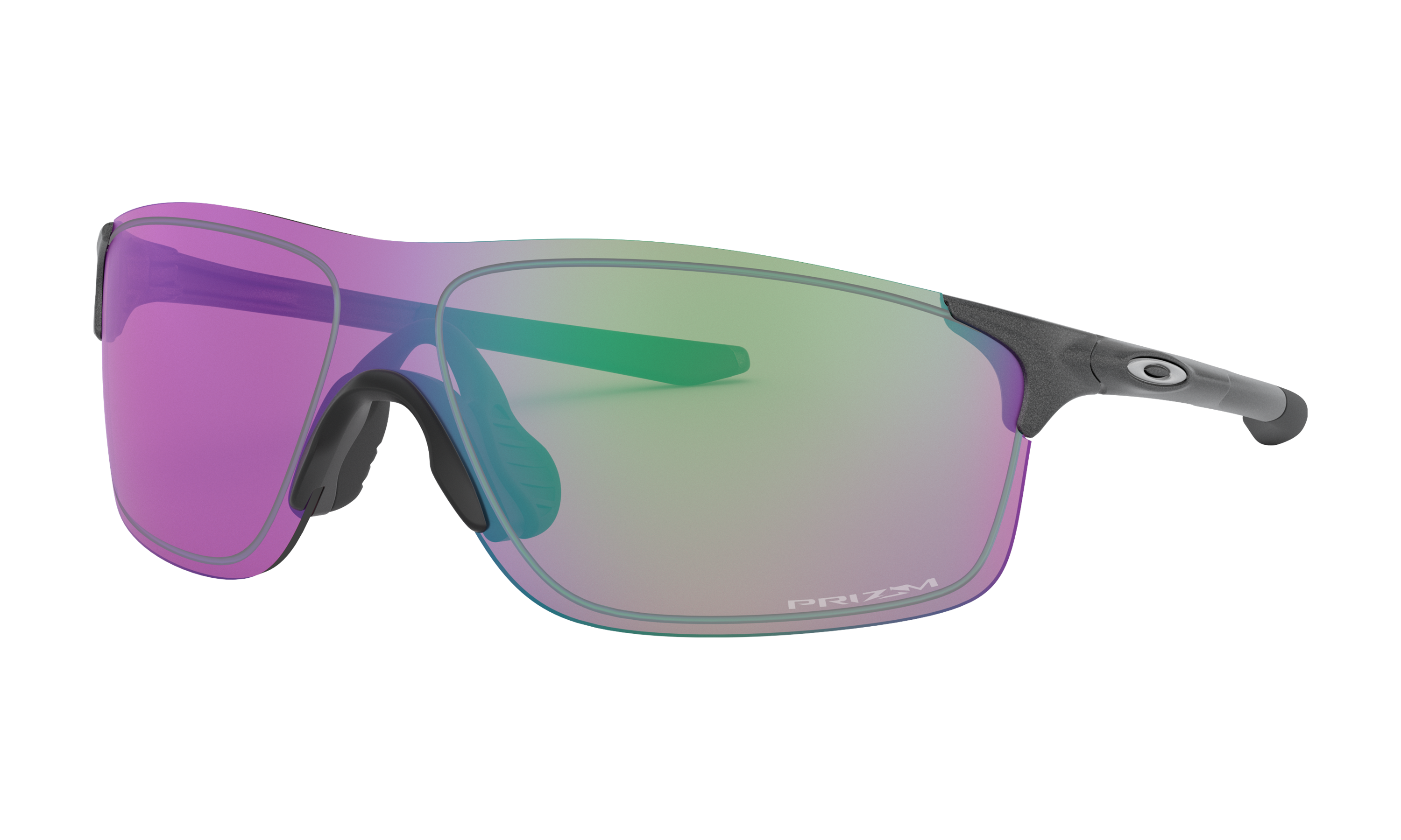 EVZero™ Pitch® (Low Bridge Fit) Prizm Golf Lenses, Steel Frame Sunglasses |  Oakley® CA
