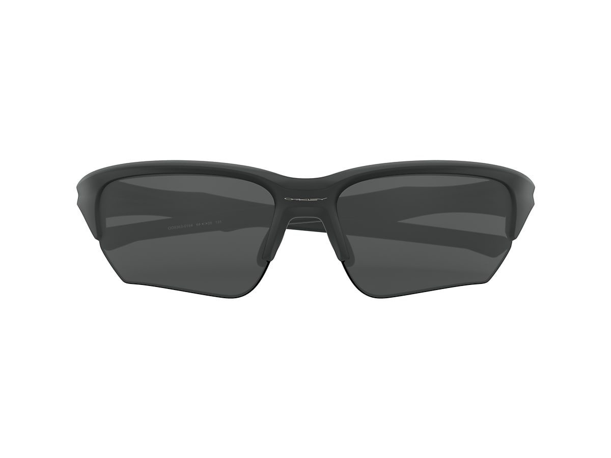 NEW Oakley FLAK BETA Matte Black POLARIZED Galaxy Jade Iridium Sunglass 9363