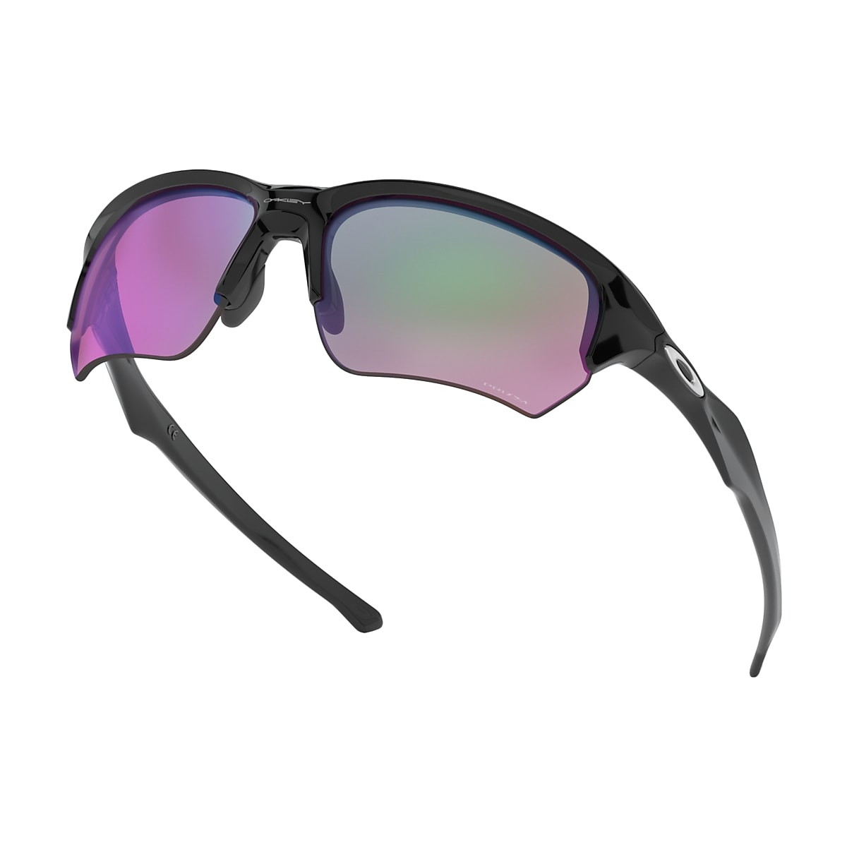 Flak® Beta (Low Bridge Fit) Prizm Black Polarized Lenses, Steel Frame  Sunglasses | Oakley® US