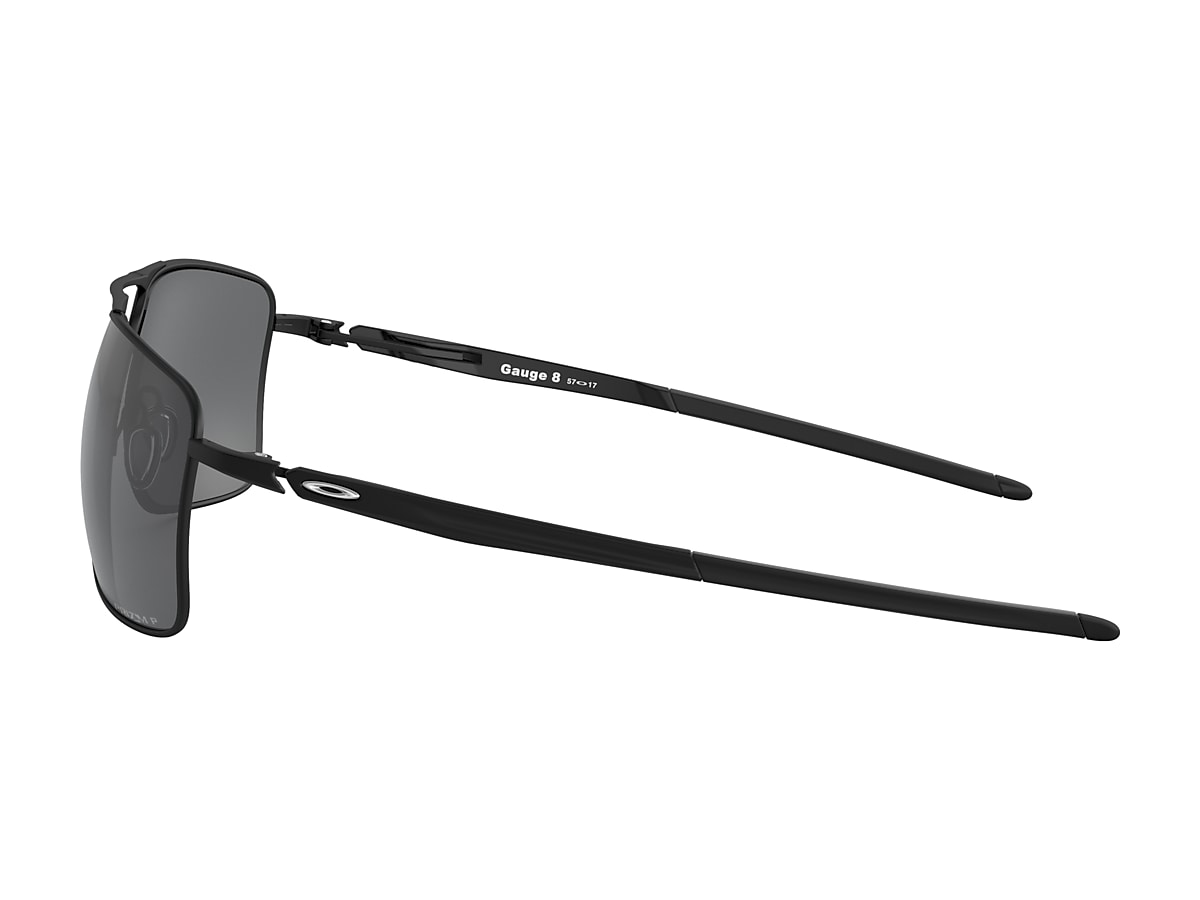 Gauge 8 Prizm Black Polarized Lenses, Matte Black Frame Sunglasses