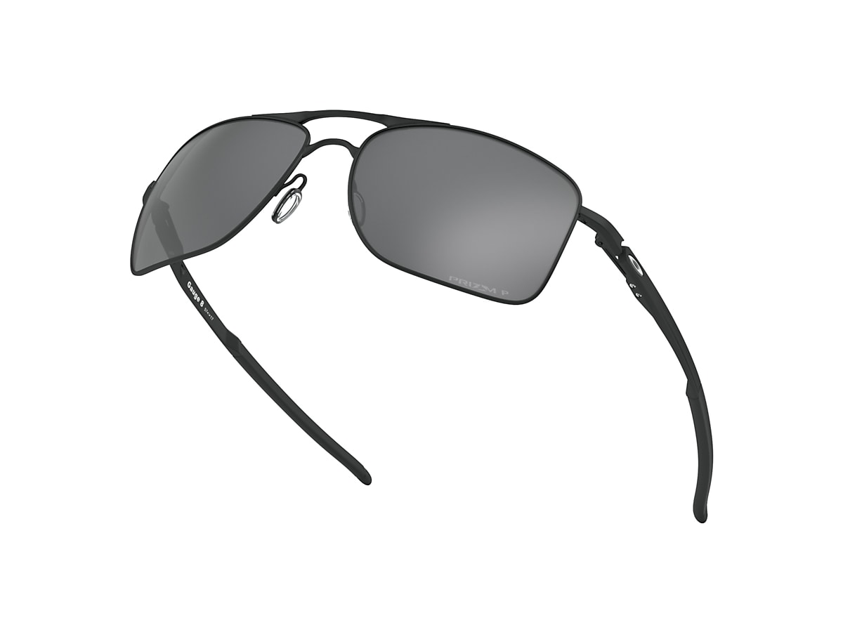 Gauge 8 Prizm Black Polarized Lenses, Matte Black Frame Sunglasses 