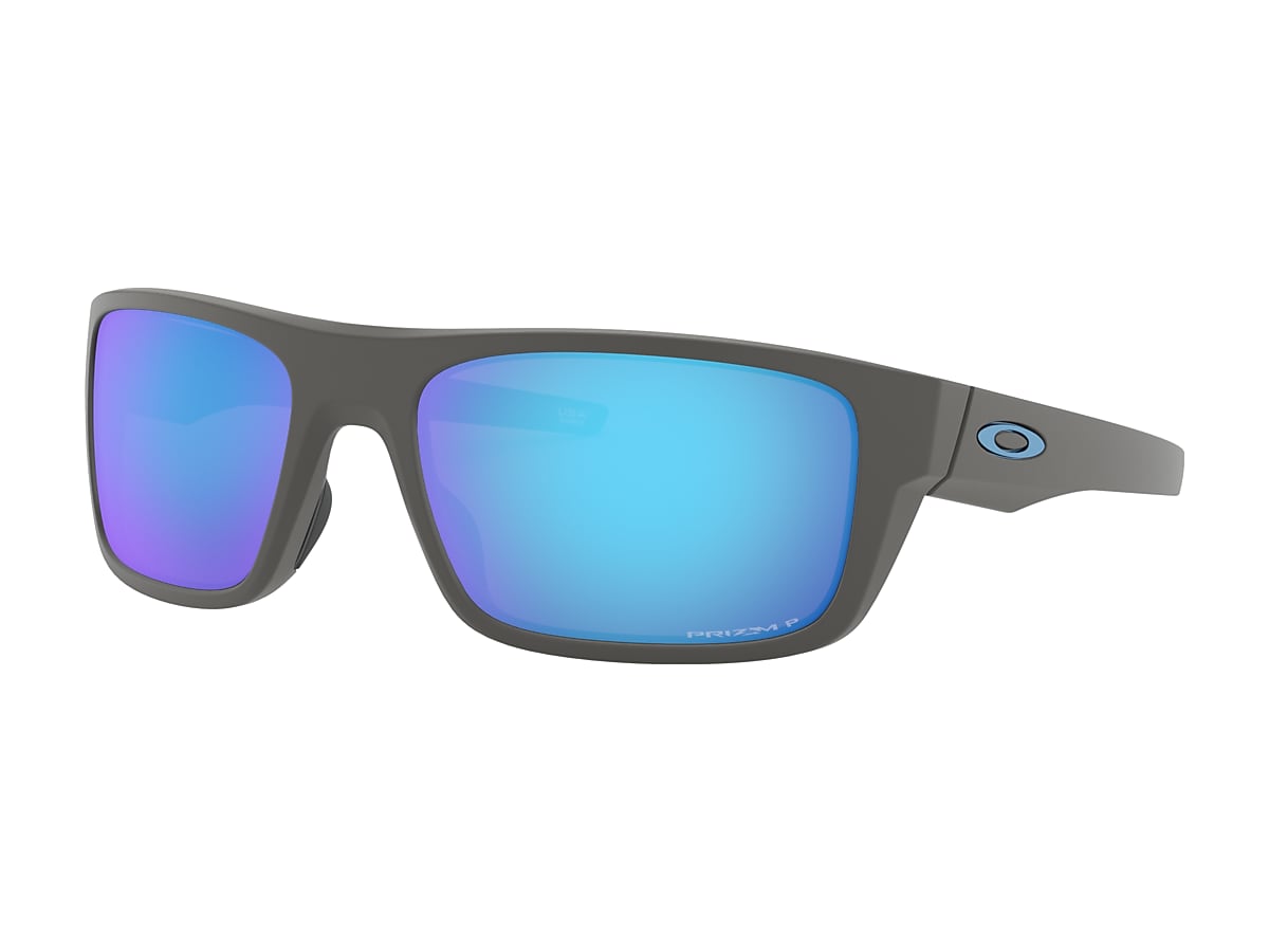 Drop Point™ Prizm Sapphire Polarized Lenses, Matte Dark Grey Frame  Sunglasses | Oakley® BE