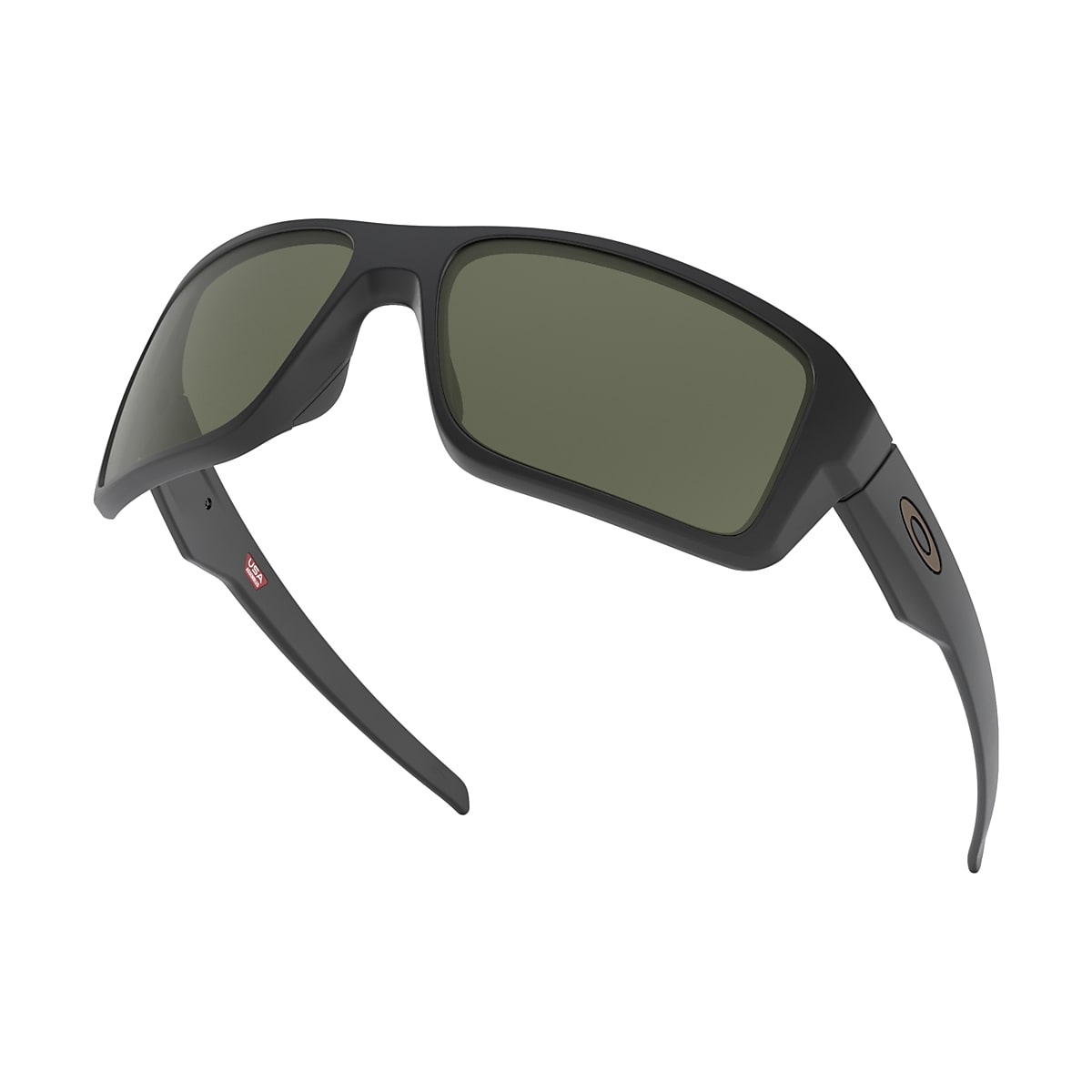 Double Edge Prizm Sapphire Polarized Lenses, Grey Smoke Frame Sunglasses |  Oakley® US