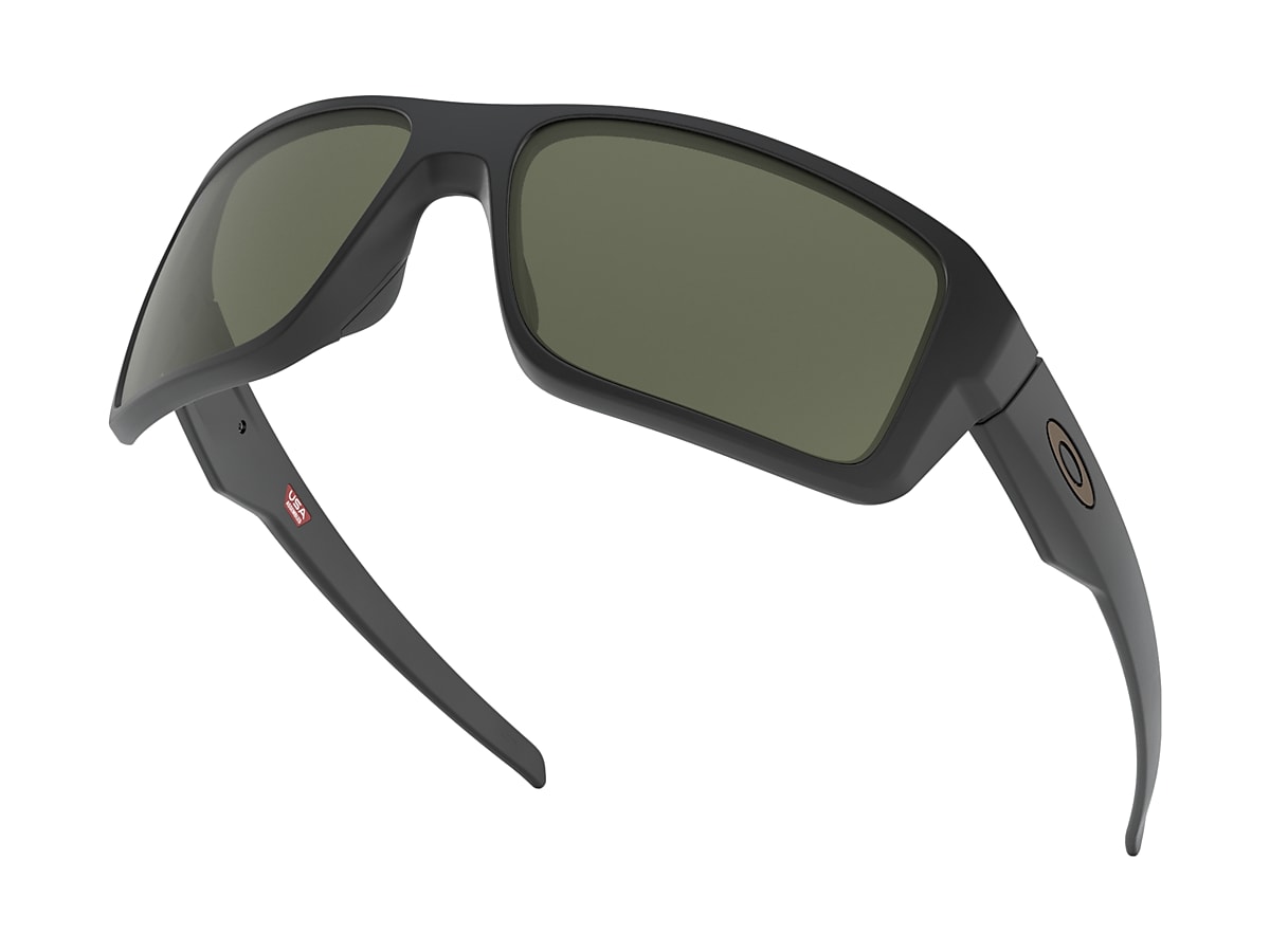 Double Edge Dark Grey Lenses, Matte Black Frame Sunglasses | Oakley® US