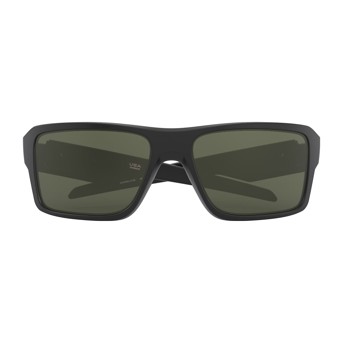Double Edge Dark Grey Lenses, Matte Black Frame Sunglasses | Oakley® US