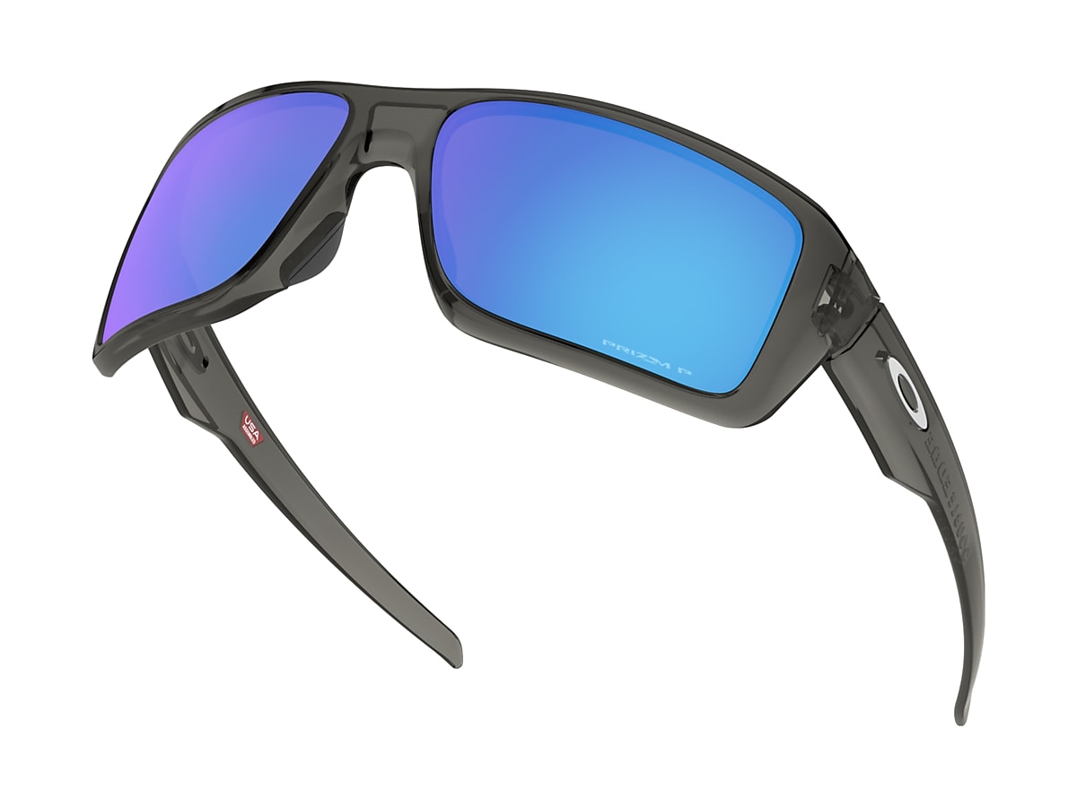 Double Edge Prizm Sapphire Polarized Lenses, Grey Sunglasses | Oakley® US