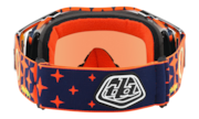 Airbrake® MX Goggle - Troy Lee Design Megaburst Orange Navy